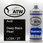 Preview: Audi, Deep Black Pearl, LC9X / 2T: 400ml Sprühdose, von ATW Autoteile West.